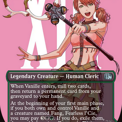 Vanille, Cheerful l'Cie (FIN-537) - FINAL FANTASY (Borderless) Foil