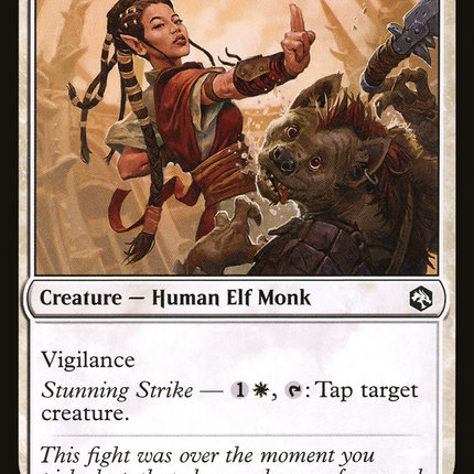 Half-Elf Monk (AFR-019) - Adventures in the Forgotten Realms Foil