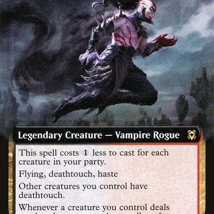 Zagras, Thief of Heartbeats (ZNR-372) - Zendikar Rising: (Extended Art) Foil