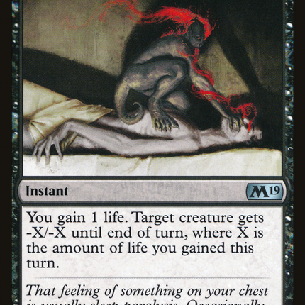 Nightmare's Thirst (M19-111) - Core Set 2019 Foil