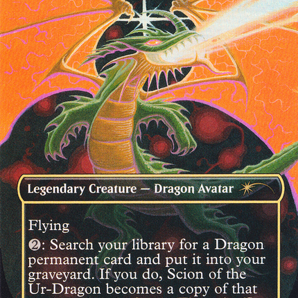 Scion of the Ur-Dragon (SLD-1531) - Secret Lair Drop (Borderless) Foil