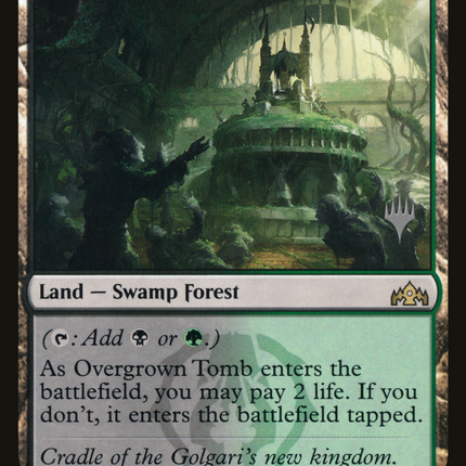 Overgrown Tomb (PPELD-253) - Guilds of Ravnica Promos