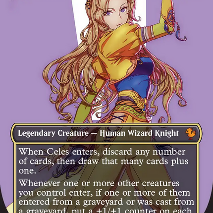 Celes, Rune Knight (FIC-209) - Commander: FINAL FANTASY (Borderless) Foil