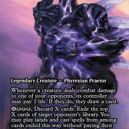 Gix, Yawgmoth Praetor (FCA-035) - FINAL FANTASY: Through the Ages / The Shadow Lord (Borderless) Foil
