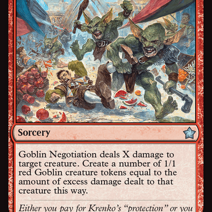Goblin Negotiation (FDN-088) - Foundations Foil
