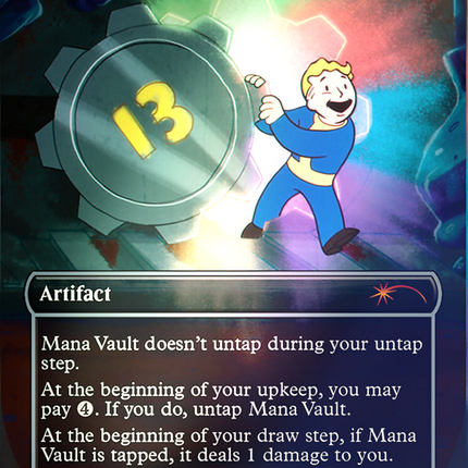 Mana Vault (SLD-796) - Secret Lair Drop (Borderless) Foil