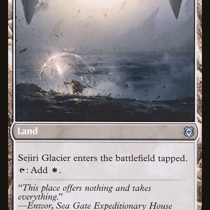 Sejiri Shelter // Sejiri Glacier (ZNR-037) - Zendikar Rising Foil