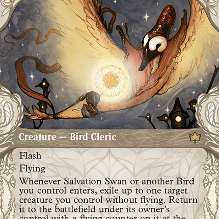 Salvation Swan (BLB-297) - Bloomburrow: (Showcase) (Borderless) Foil