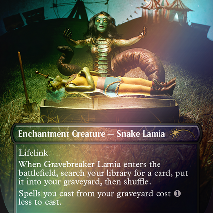 Gravebreaker Lamia (SLD-1643) - Secret Lair Drop: (enchantment) Foil