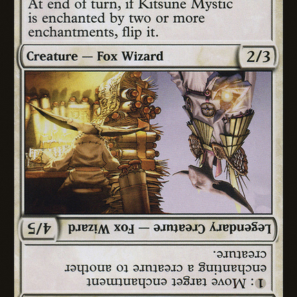 Kitsune Mystic // Autumn-Tail, Kitsune Sage (CHK-028) - Champions of Kamigawa Foil