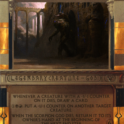 The Scorpion God (MPS2-054) - Amonkhet Invocations (Borderless) Foil