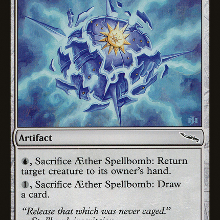 Aether Spellbomb (MRD-141) - Mirrodin Foil
