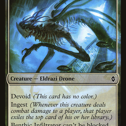 Benthic Infiltrator (BFZ-055) - Battle for Zendikar: (devoid) Foil