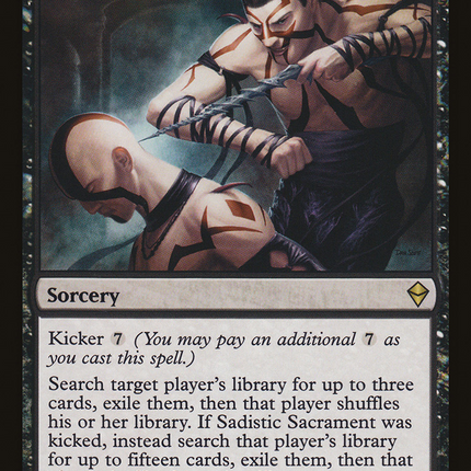 Sadistic Sacrament (ZEN-110) - Zendikar Foil
