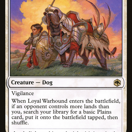 Loyal Warhound (AFR-023) - Adventures in the Forgotten Realms Foil
