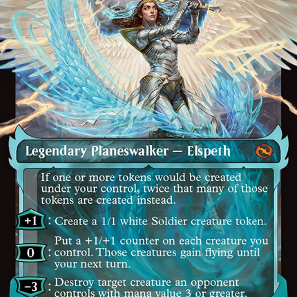 Elspeth, Storm Slayer (TDM-401) - Tarkir: Dragonstorm: (Showcase) (Borderless) Foil