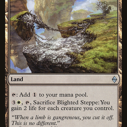 Blighted Steppe (BFZ-232) - Battle for Zendikar Foil
