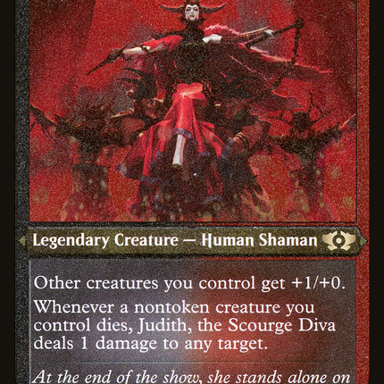 Judith, the Scourge Diva (Foil Etched) (MUL-110) - Multiverse Legends Foil