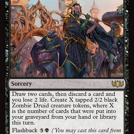 Welcome the Dead (TDC-030) - Commander: Tarkir: Dragonstorm