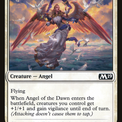 Angel of the Dawn (M19-007) - Core Set 2019 Foil