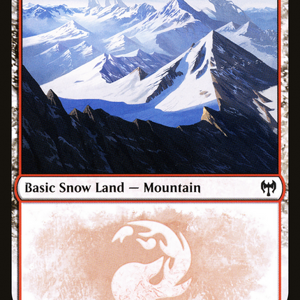 Snow-Covered Mountain (KHM-283) - Kaldheim: (snow) Foil