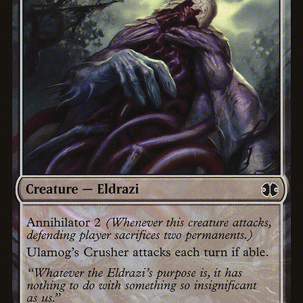 Ulamog's Crusher (MM2-007) - Modern Masters 2015