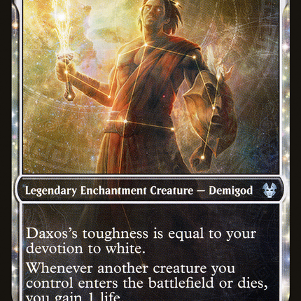 Daxos, Blessed by the Sun (THB-258) - Theros Beyond Death: (enchantment, Showcase)