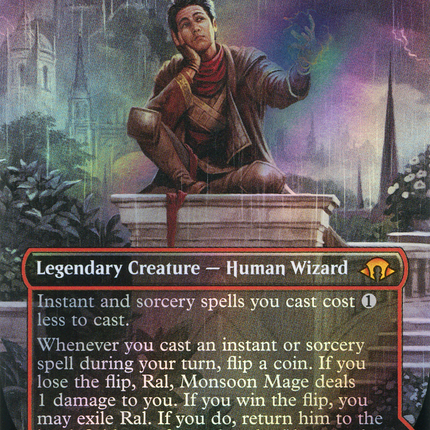 Ral, Monsoon Mage // Ral, Leyline Prodigy (MH3-471) - Modern Horizons 3 (Borderless) Foil