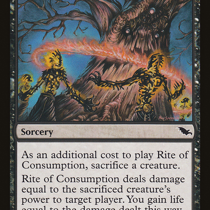 Rite of Consumption (SHM-076) - Shadowmoor Foil