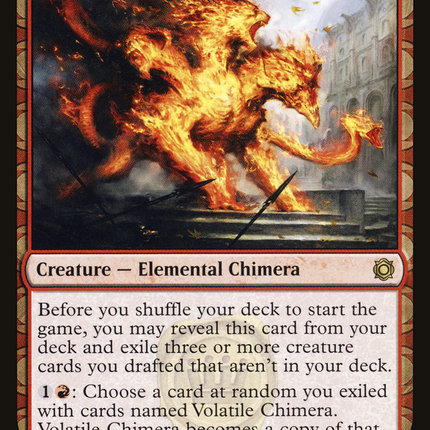 Volatile Chimera (CN2-059) - Conspiracy: Take the Crown: (draft) Foil