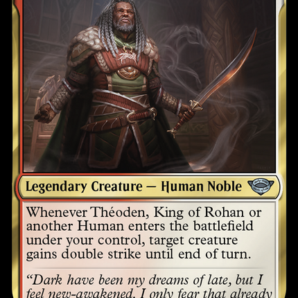 Théoden, King of Rohan (LTR-233) - The Lord of the Rings: Tales of Middle-earth Foil