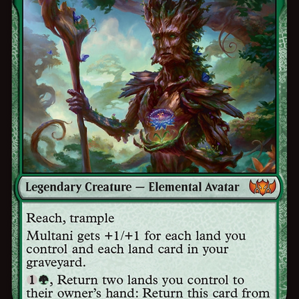 Multani, Yavimaya's Avatar (TDC-263) - Commander: Tarkir: Dragonstorm