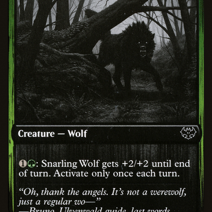 Snarling Wolf (DBL-486) - Innistrad: Double Feature