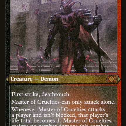 Master of Cruelties (Foil Etched) (2X2-522) - Double Masters 2022 Foil
