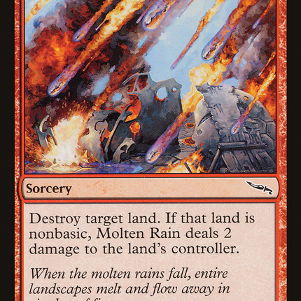 Molten Rain (MRD-101) - Mirrodin Foil