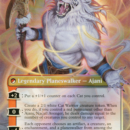 Ajani, Nacatl Pariah // Ajani, Nacatl Avenger (MH3-468) - Modern Horizons 3 (Borderless) Foil