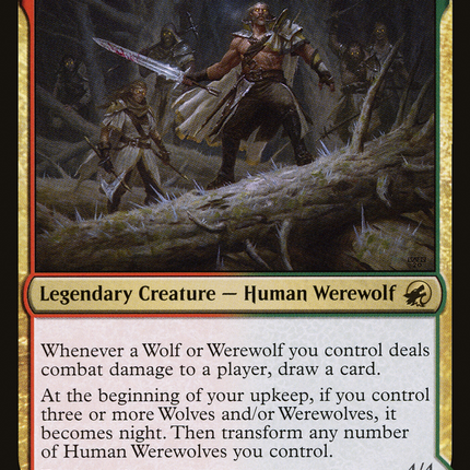 Tovolar, Dire Overlord // Tovolar, the Midnight Scourge (MID-246) - Innistrad: Midnight Hunt: (Double Faced Transform) Foil