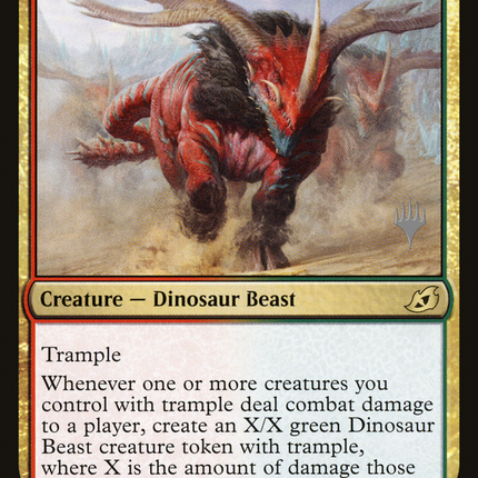 Quartzwood Crasher (PPIKO-201) - Ikoria: Lair of Behemoths Promos Foil