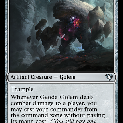 Geode Golem (CMM-386) - Commander Masters Foil