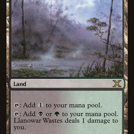 Llanowar Wastes (10E-355) - Tenth Edition