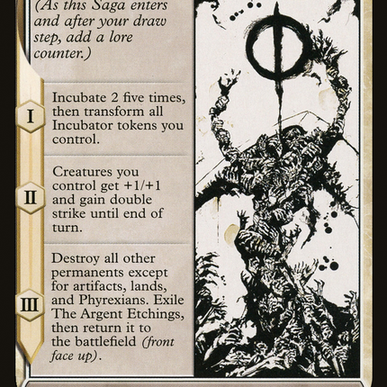 Elesh Norn // The Argent Etchings (MOM-292) - March of the Machine: (Showcase) (Borderless)