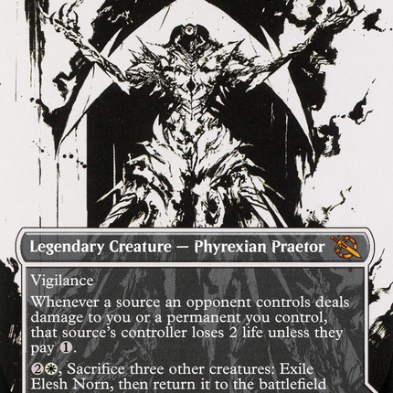 Elesh Norn // The Argent Etchings (MOM-292) - March of the Machine: (Showcase) (Borderless)