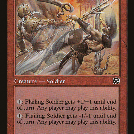 Flailing Soldier (MMQ-189) - Mercadian Masques