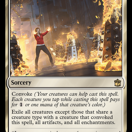 Everything Comes to Dust (WHO-019) - Doctor Who Foil
