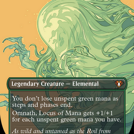 Omnath, Locus of Mana (CMM-680) - Commander Masters (Borderless) Foil