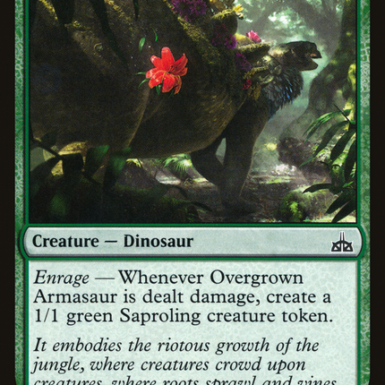 Overgrown Armasaur (RIX-141) - Rivals of Ixalan Foil