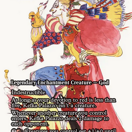 Purphoros, God of the Forge (FCA-014) - FINAL FANTASY: Through the Ages / Kefka Palazzo: (enchantment) (Borderless)