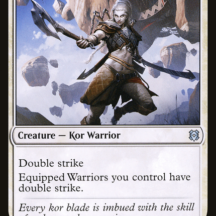 Kor Blademaster (ZNR-021) - Zendikar Rising