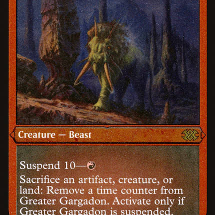 Greater Gargadon (Foil Etched) (2X2-453) - Double Masters 2022 Foil
