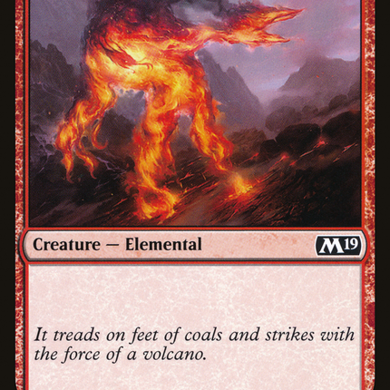 Fire Elemental (M19-141) - Core Set 2019 Foil